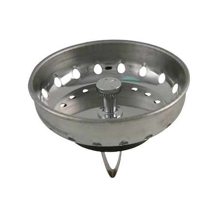 Plumb Pak Strainr Basket Satin Stl PP820-50